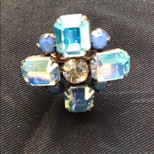 Sorrelli Crystal and gemstones ring